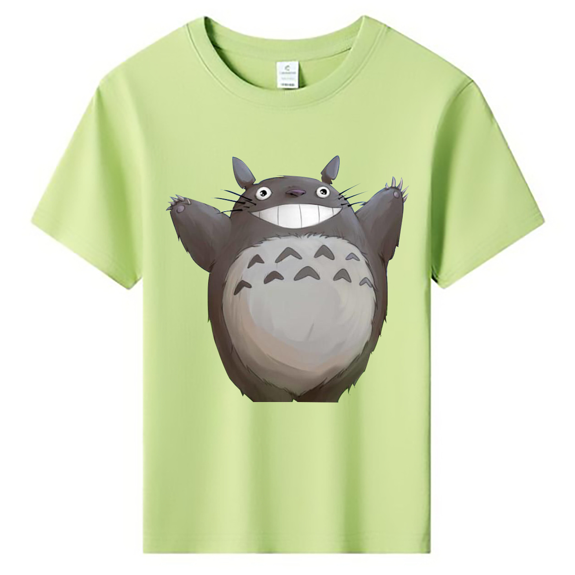 （画像用） となりのトトロ 草壁メイ 草壁サツキ My Neighbor Totoro Satsuki Kusakabe Mei Kusakabe 綿100％キッズTシャツ（フロントプリント）